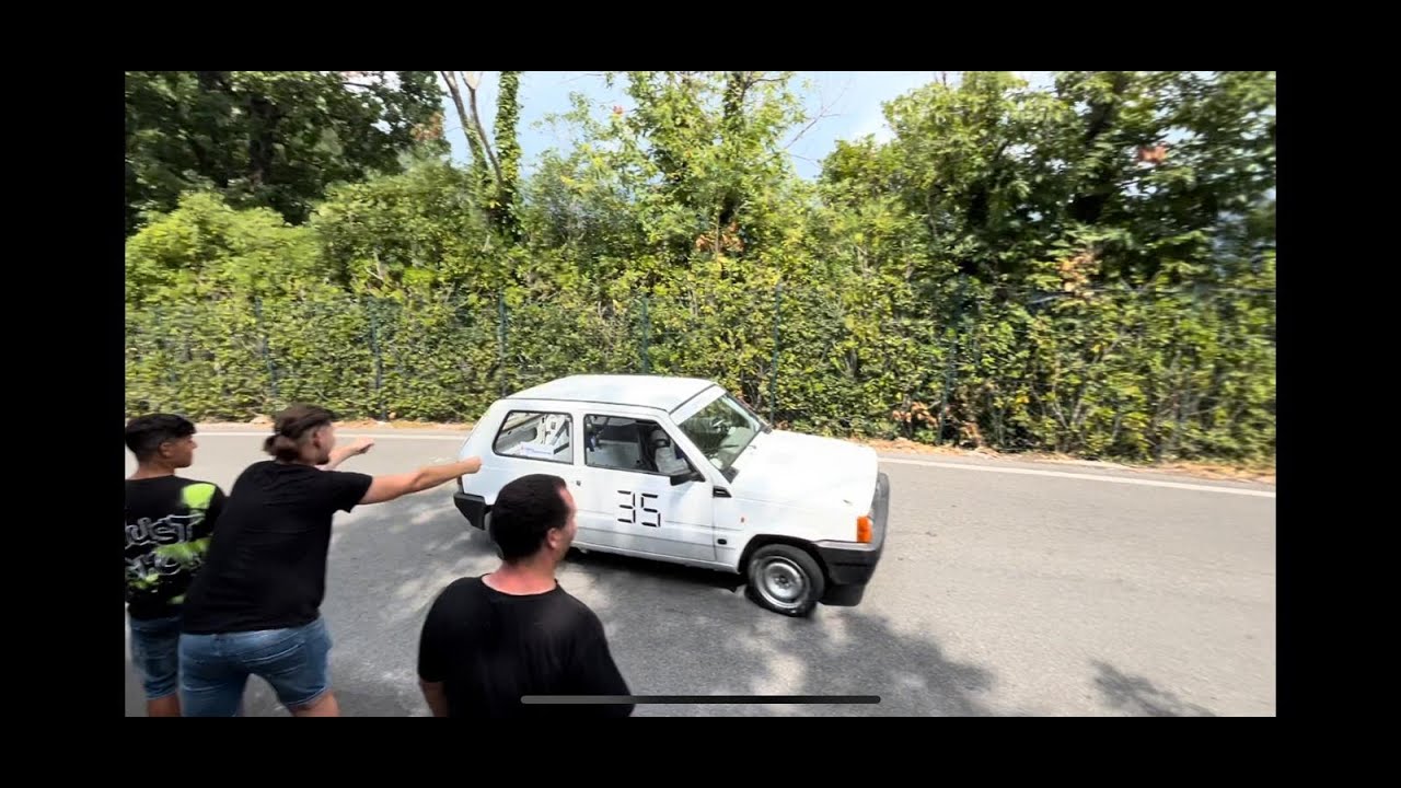 Panda Young 1.1 GTM da corsa | OBC cameracar Slalom Conca degli Ulivi Leivi 2024