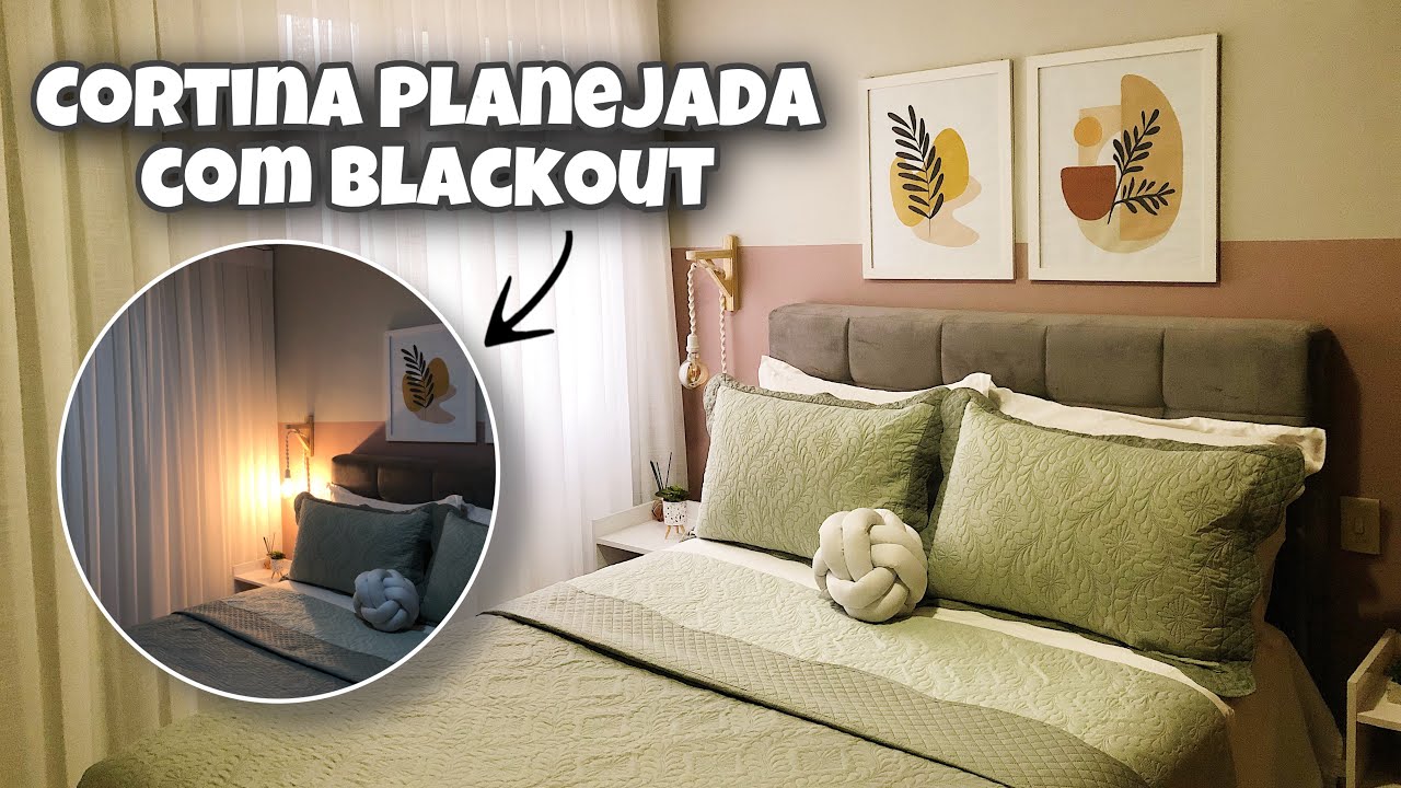 CORTINA NOVA DE LINHO COM BLACKOUT PARA O QUARTO | A MAIS LINDA 😍 | Simplifique com Dani Brito