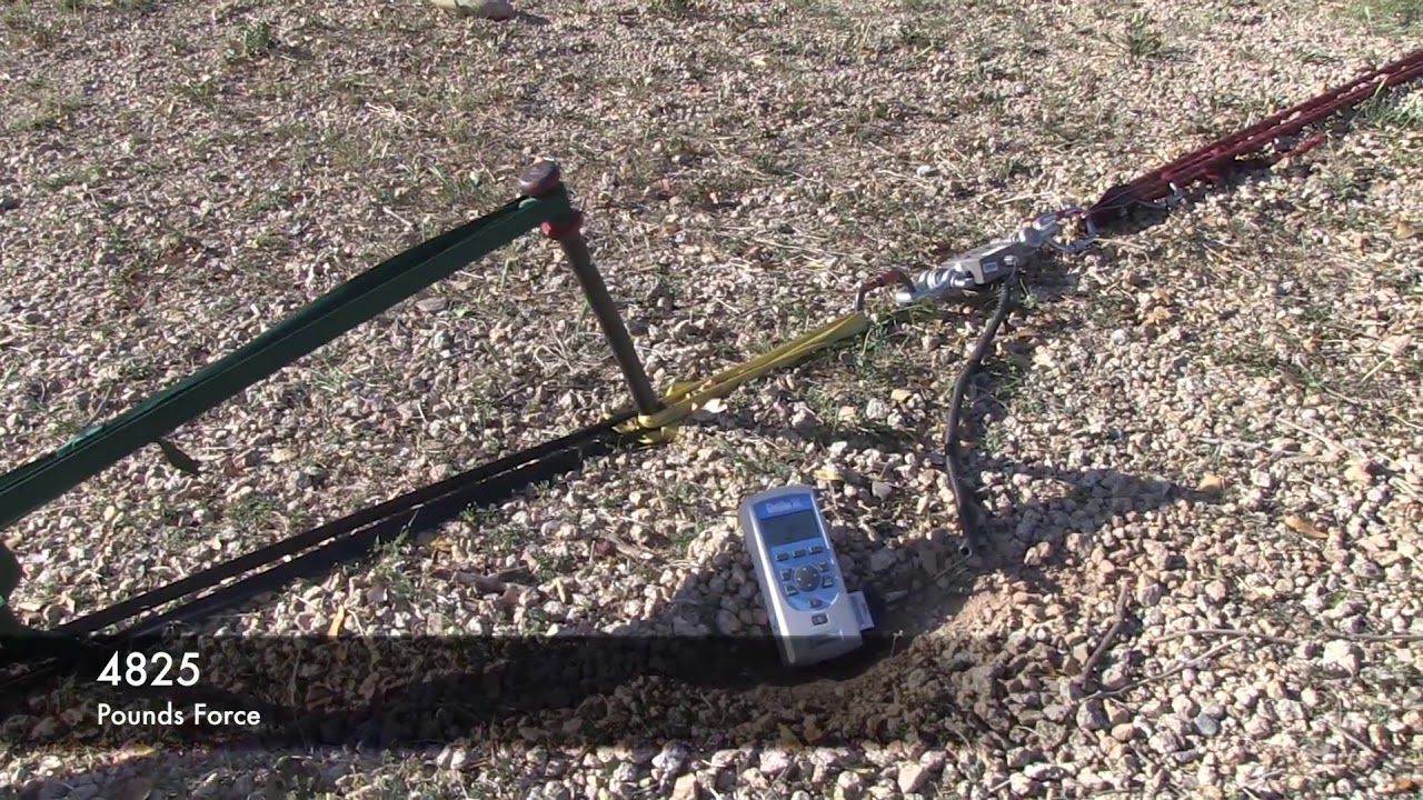 Picket Anchor Pull Test