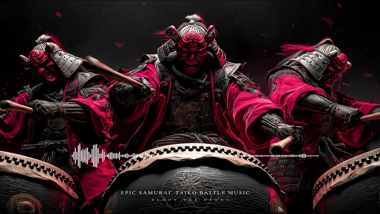 Demon War Drums | EPIC SAMURAI Taiko Battle Music | 鬼戦鼓 KISENGO