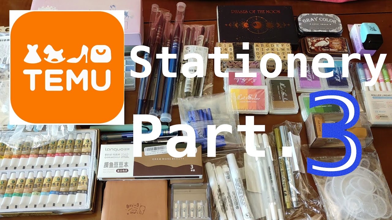 Temu's Stationery Part.3