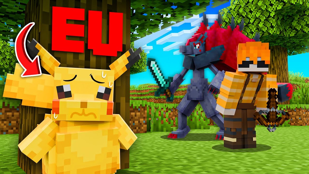 EU CRIEI O ESCONDE-ESCONDE POKÉMON NO MINECRAFT COBBLEMON