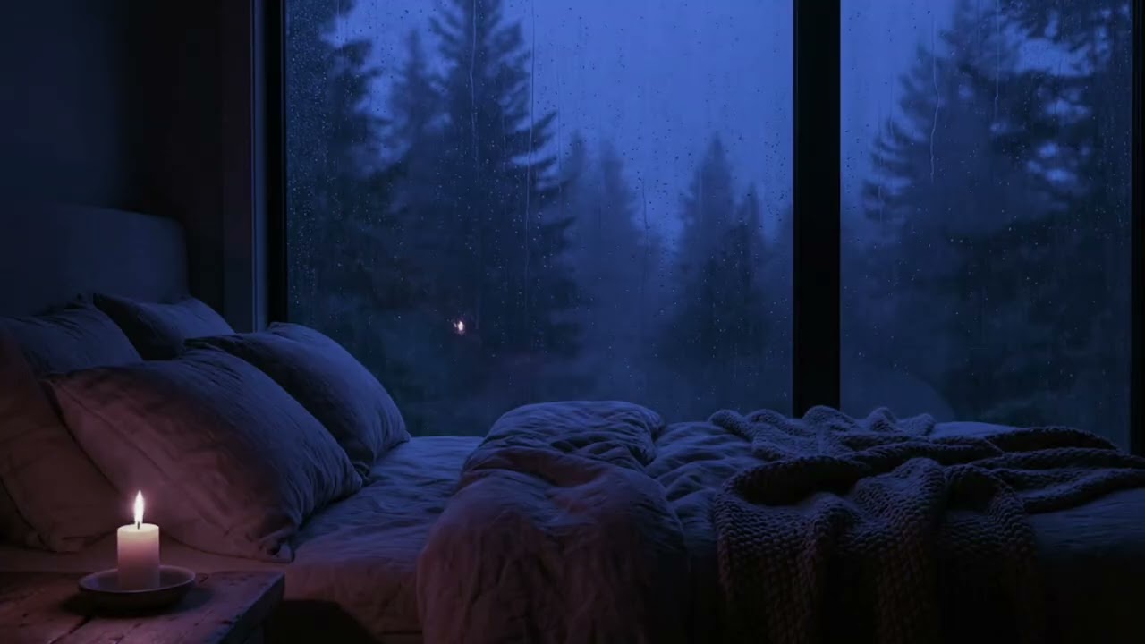 Instant Sleep with Gentle Rain Sounds (No Thunder)