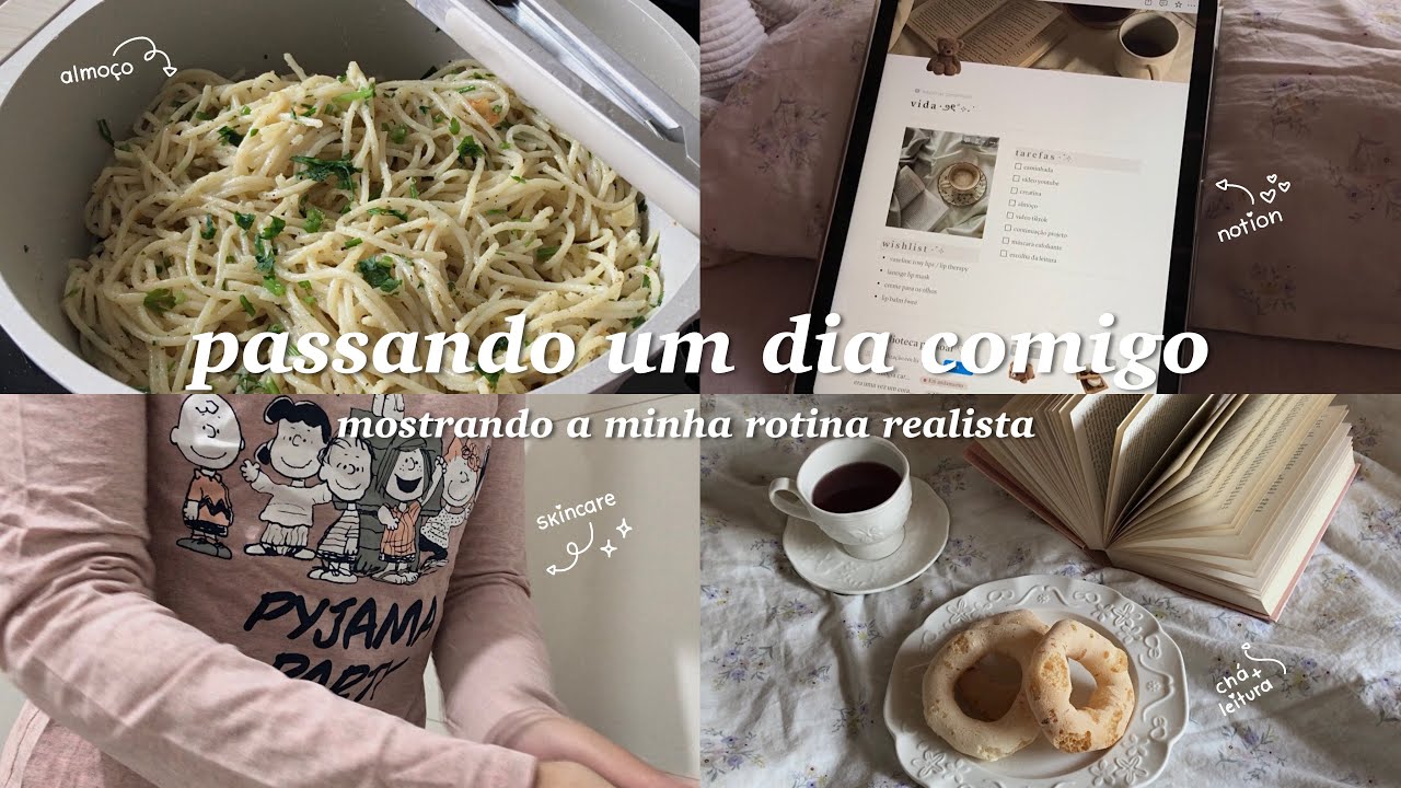 passando um dia comigo 🌸 | mostrando a minha rotina realista