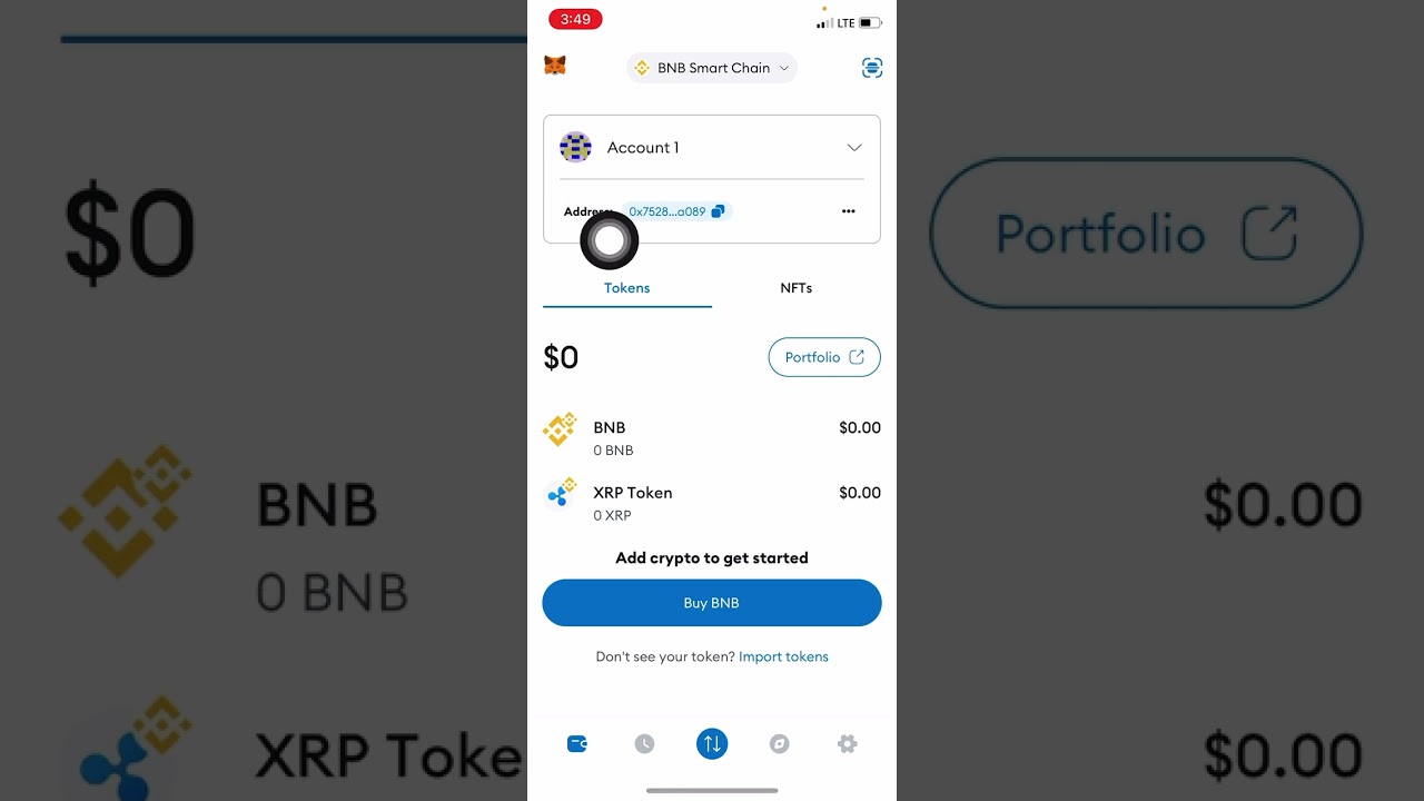 How to Import XRP to Metamask on BNB Network