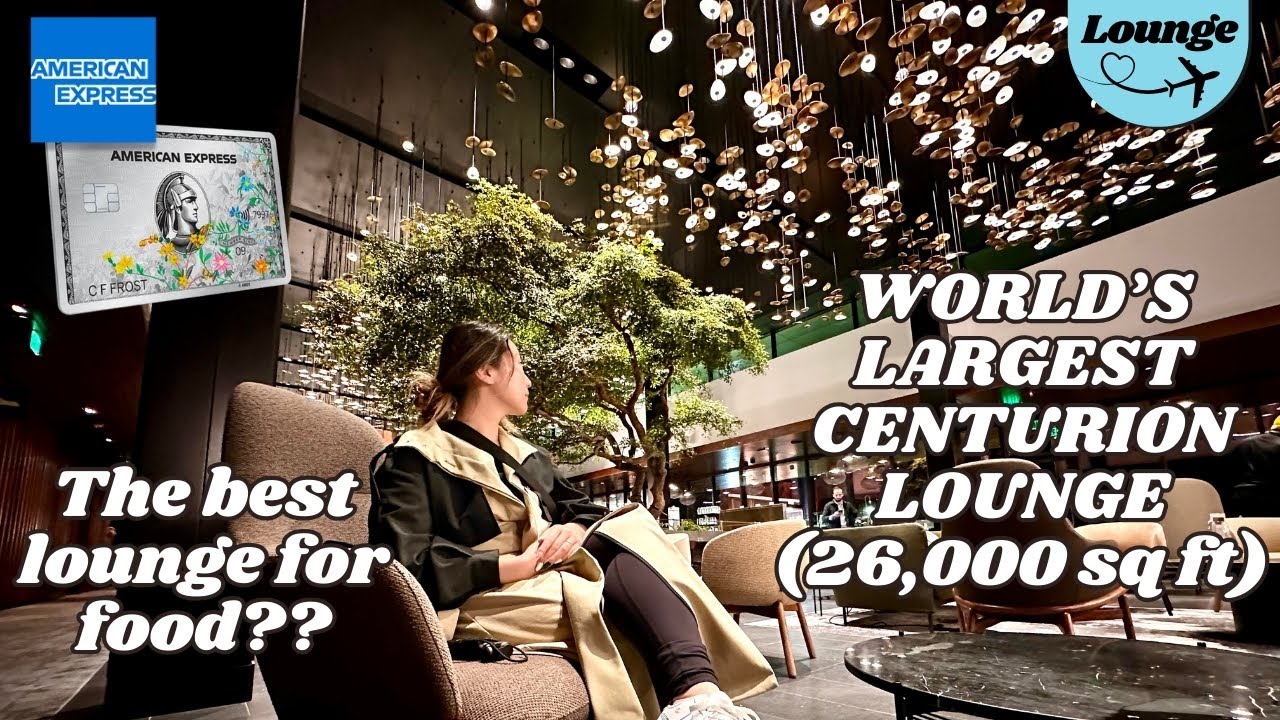 ATL Centurion Lounge | Biggest Centurion Lounge Airport for AMEX Platinum