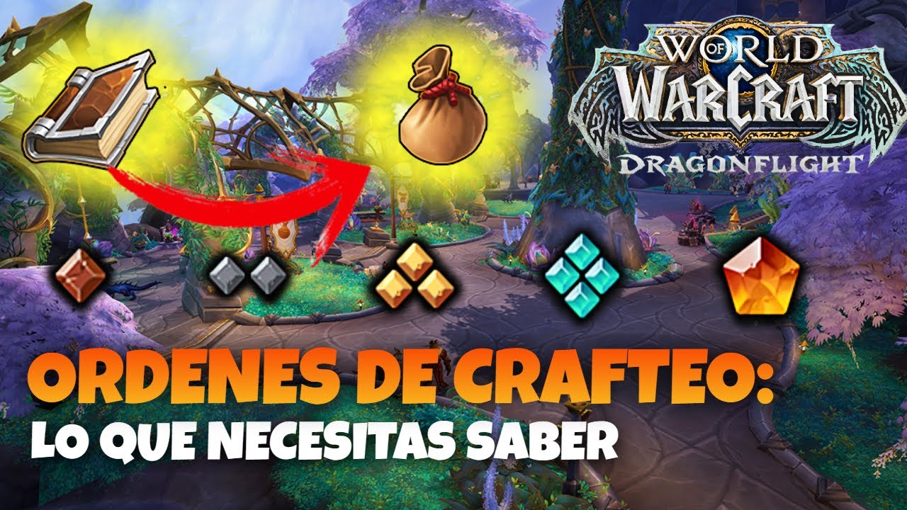 ⚠️PEDIDOS DE FABRICACION🔨TODAS las profesiones en 1 solo lugar❗(CRAFTING ORDERS)  World of Warcraft