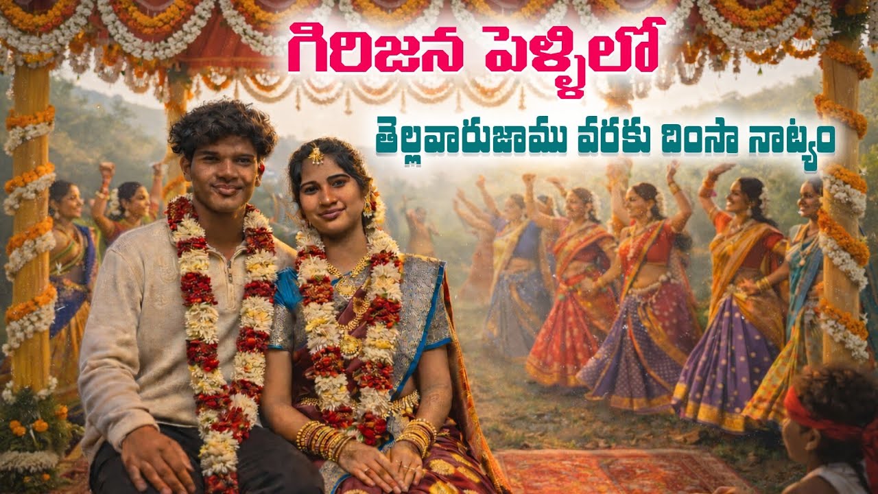 పెళ్ళిలో ఉదయం వరకు దింసా నాట్యం చేసిన గిరిజనులు tribe marrage  dhimsa dance (allurisitharamaraju)