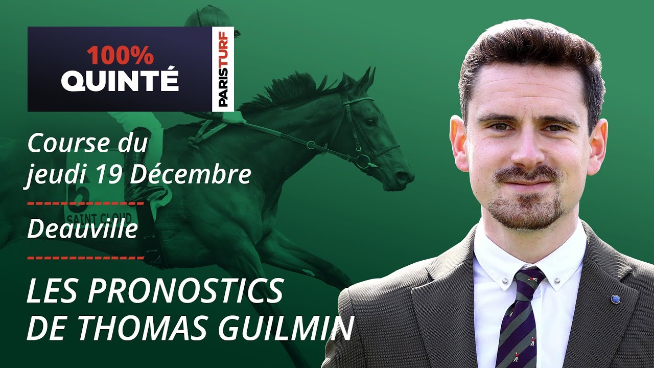 Pronostics Quinté PMU - 100% Quinté du Jeudi 19 décembre à Deauville