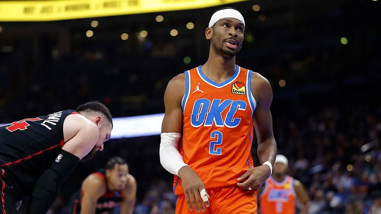 오늘 자기전에 생각 많이날거야  | NBA 오클라호마 VS 토론토