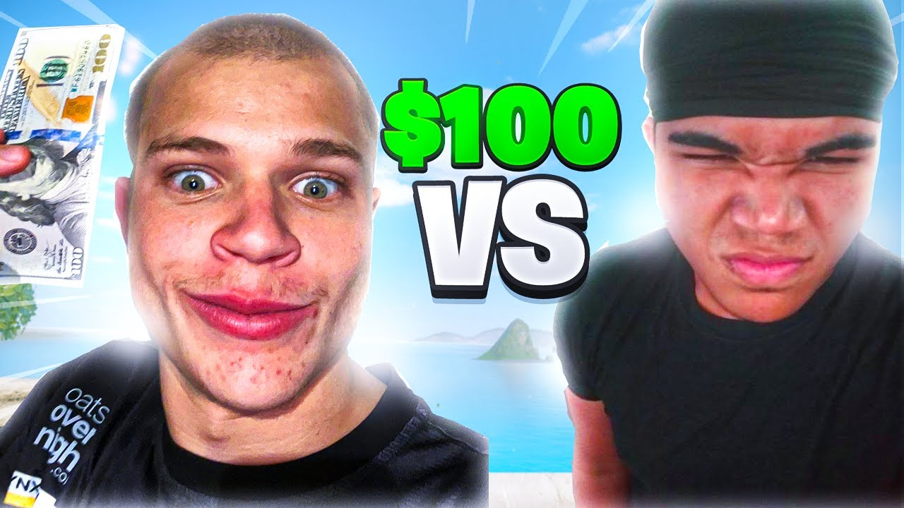 he wanted to 1v1 for $100... (VERY TOXIC)