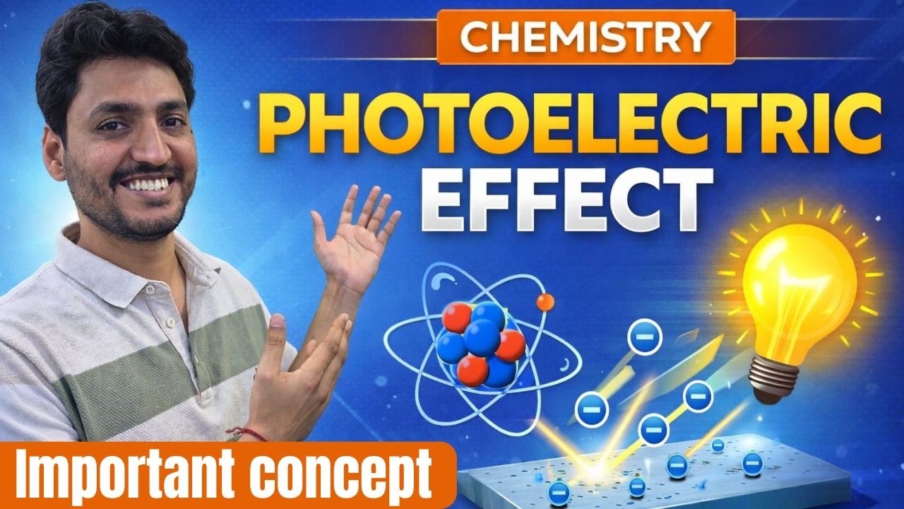 Photoelectric Effect Explained | Important Concept for IIT-JEE & NEET 2026 | Chandan Sir #jeemains