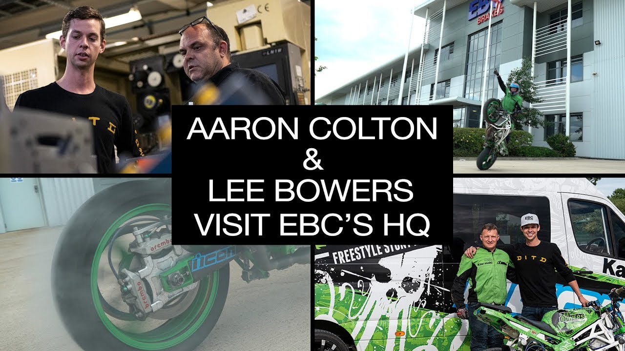 Aaron Colton and Lee Bowers Visit EBC Brakes' HQ