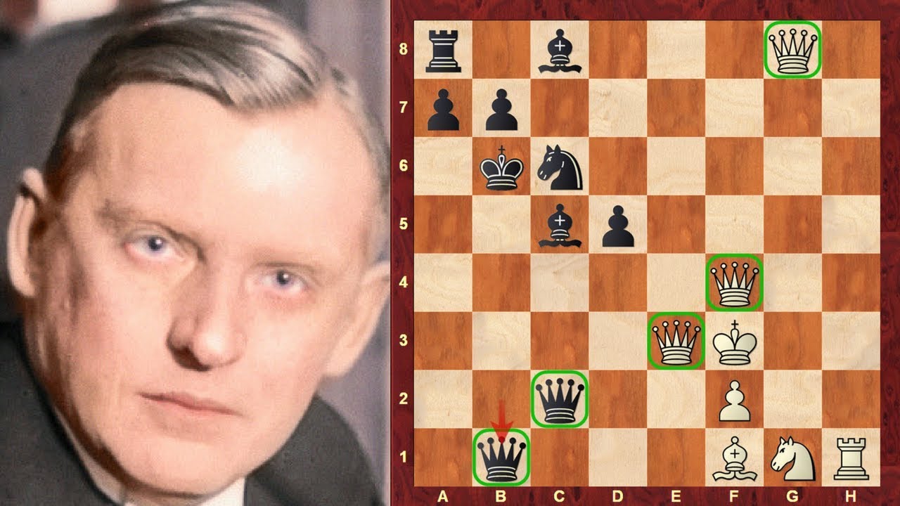 Chess Strategy : The Evolution of Chess Style #74 - Alekhine's 5 Queen Game - French Defense