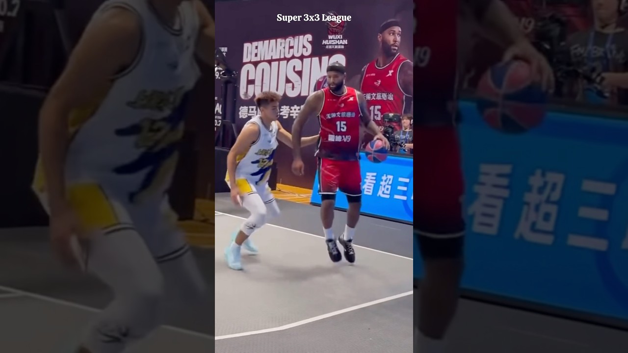 DeMarcus Cousins in Super 3x3 League 2024 🏀#boogie