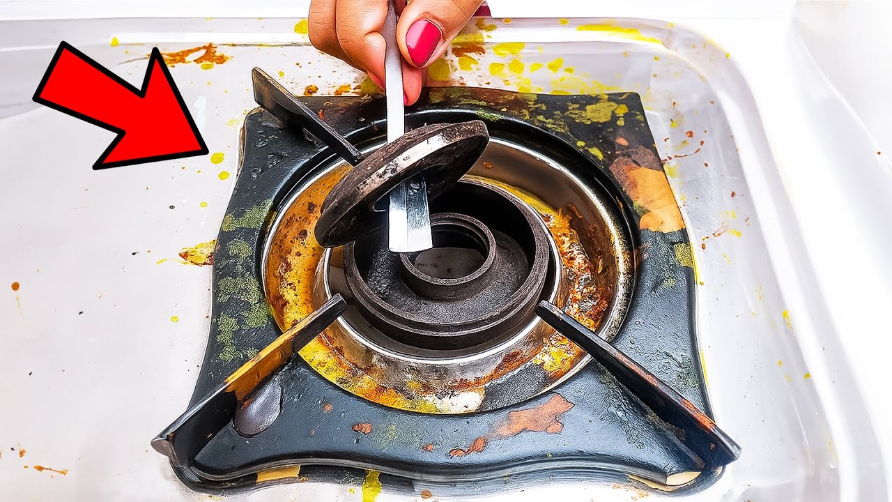 How To Clean Your Gas Stove Like A Pro| Cleaning tips ‪‪@ArtkalaAngan