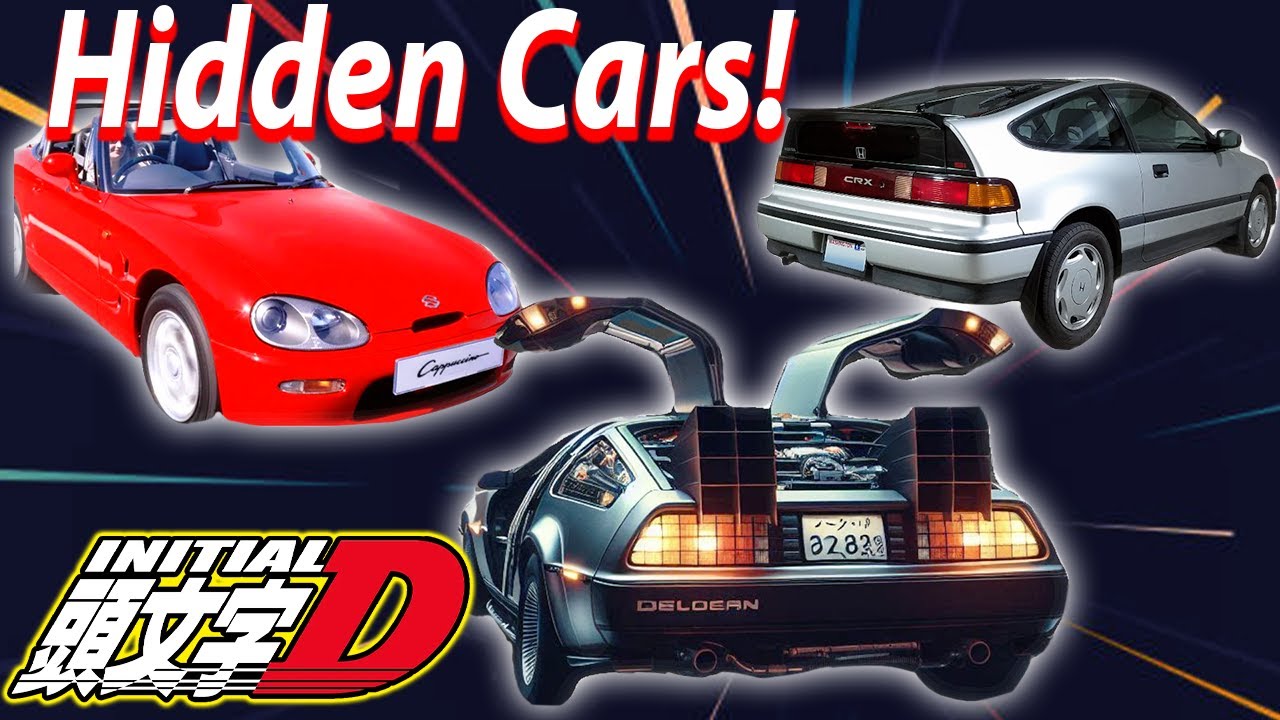 Five Initial D cars you FORGOT about! Hidden Cars