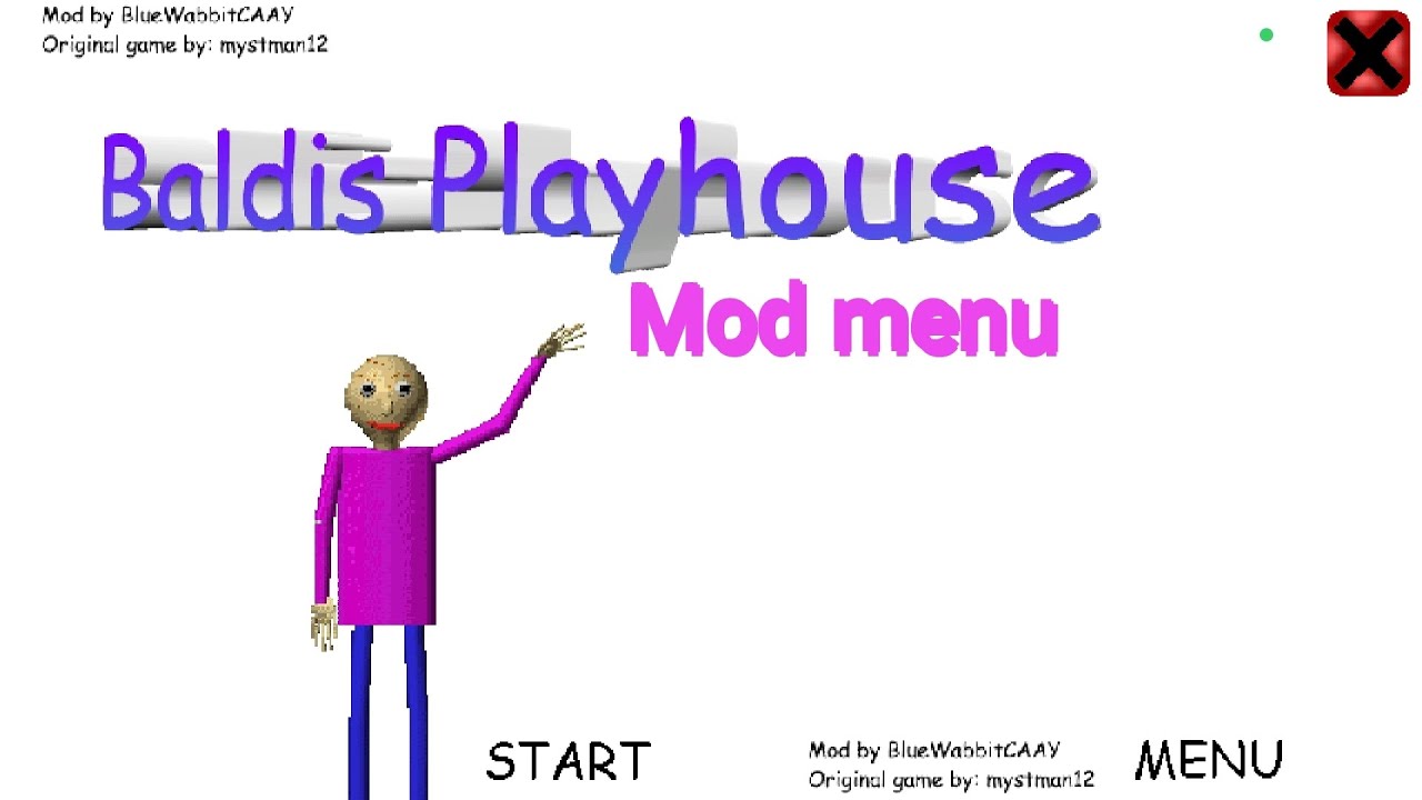 Baldi's Playhouse 1.4.3 Mod menu android port (Baldi basics mod)