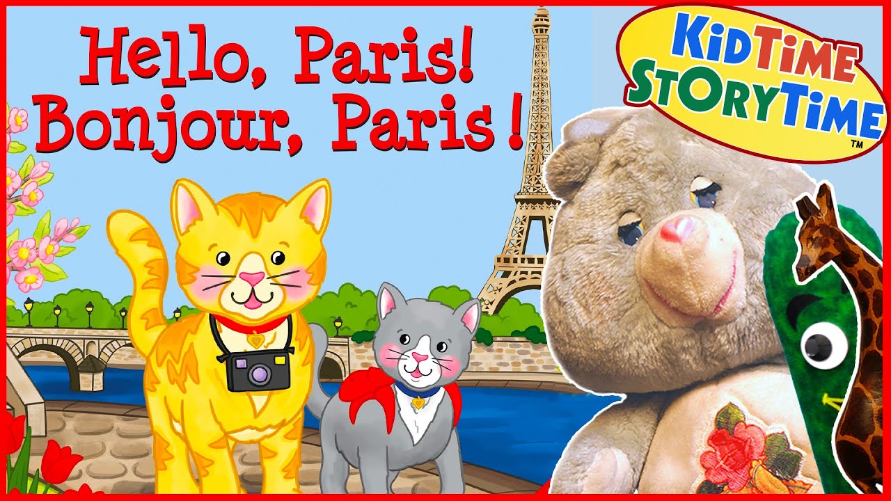 Hello Paris! Bonjour Paris! 🇫🇷 Bilingual Read Aloud Book