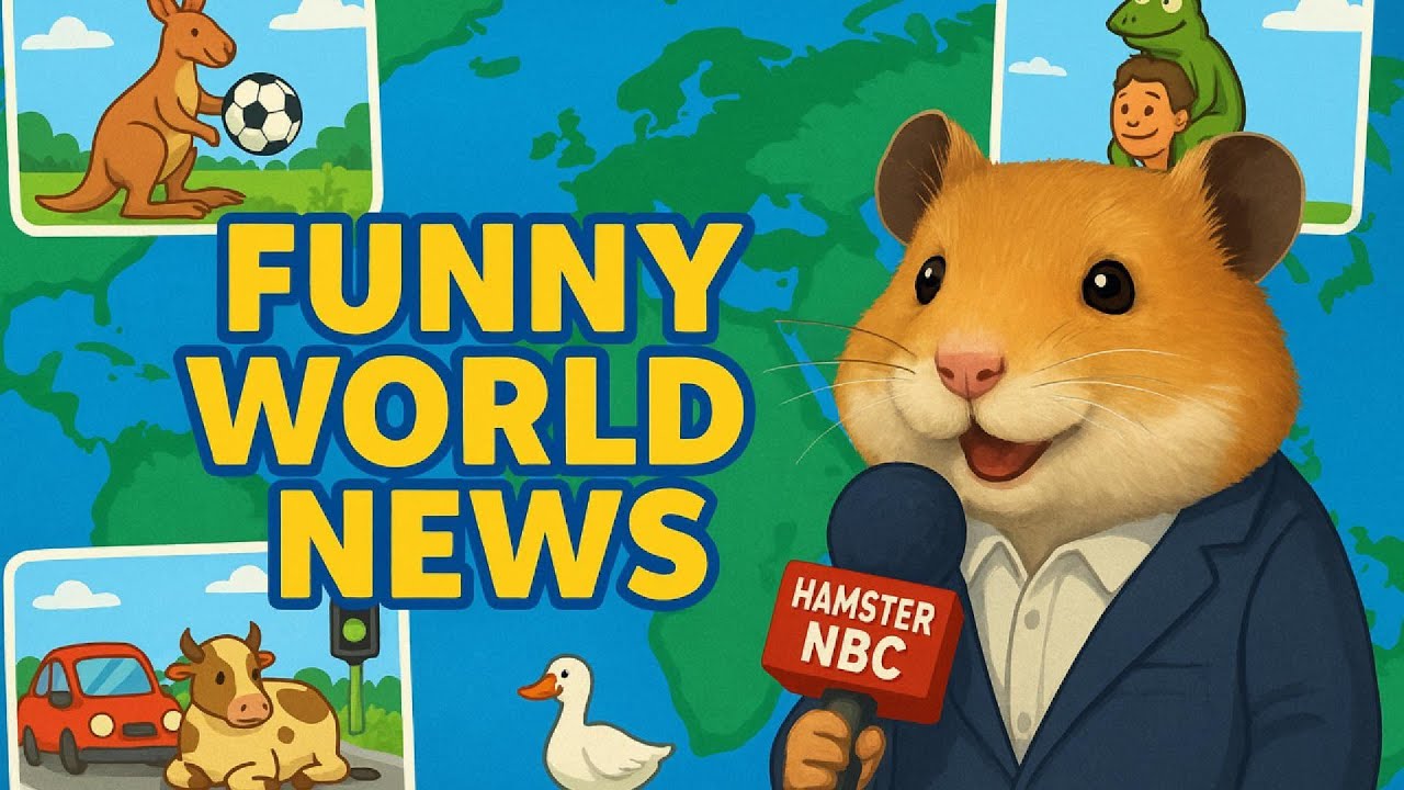 Funny World News! Hilarious Stories from Around the World for Kids  Hamster NBC🏰