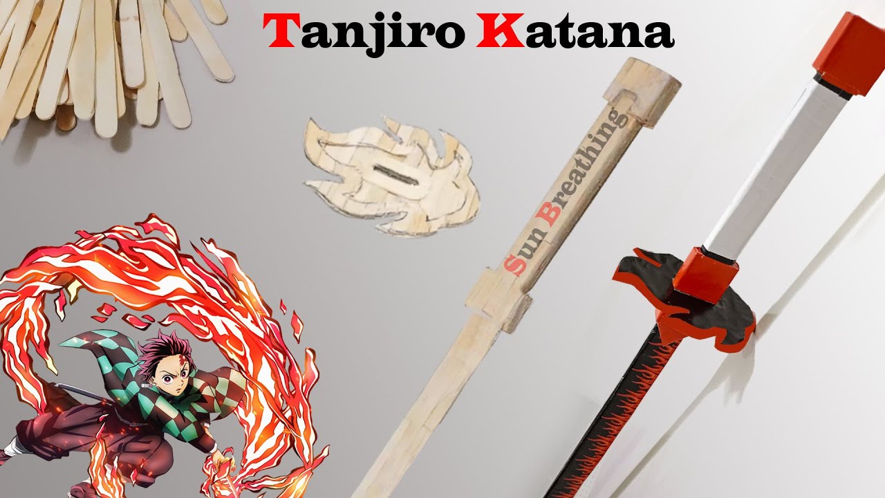 I Made a Katana Inspired by Tanjiro-Hinokami kagura