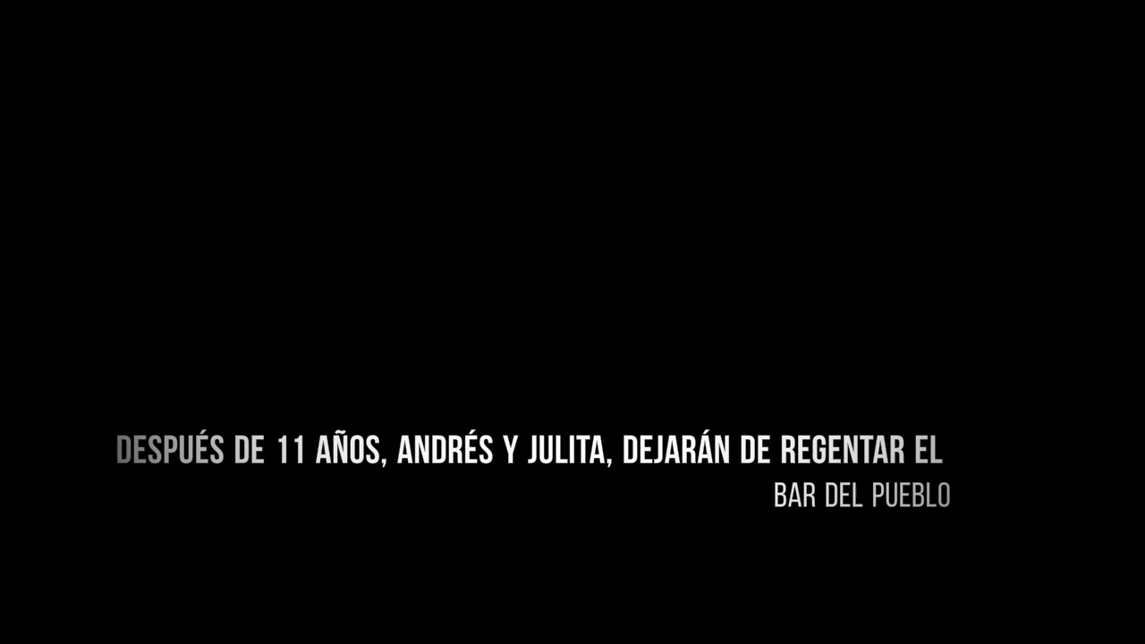 Despedida de Andrés y Julita en el bar La Peña de Horcajo de la Ribera