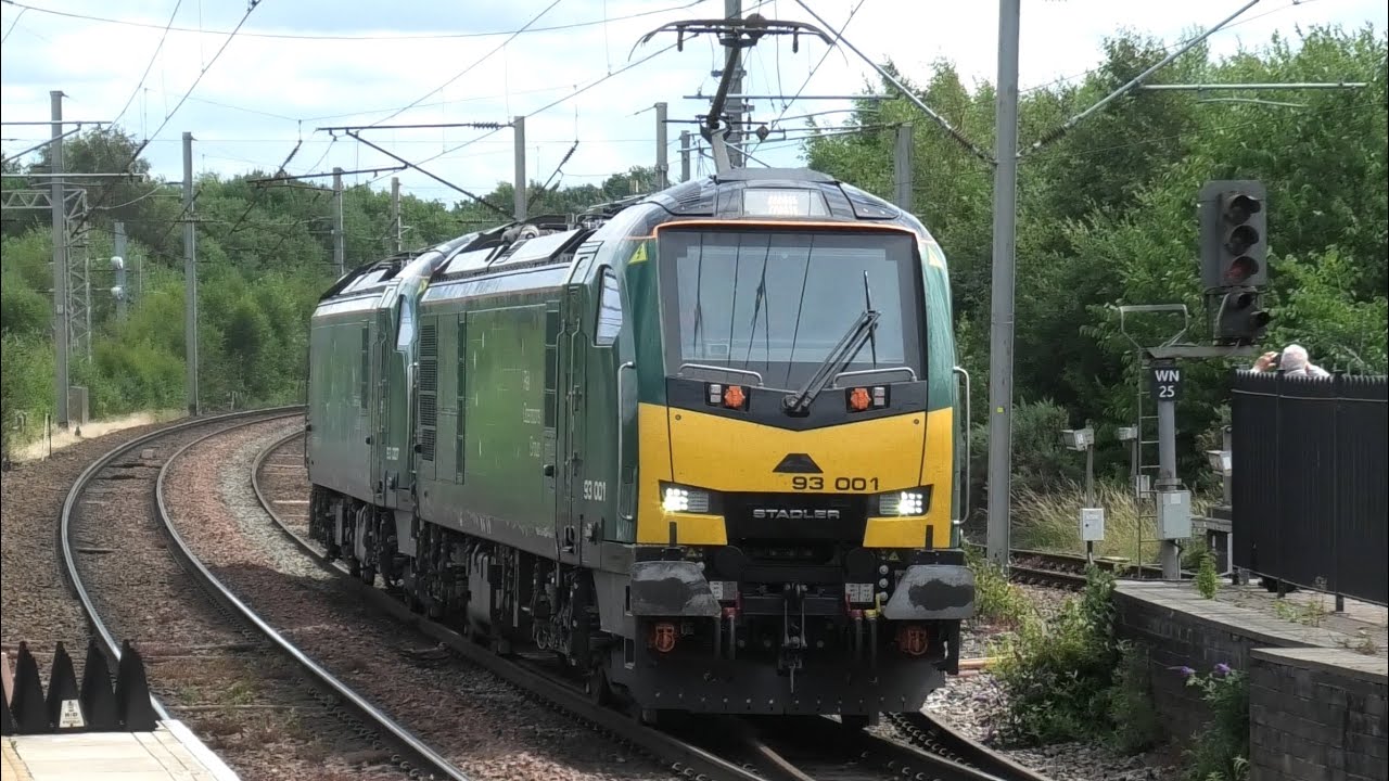 Fantastic Few Hours at Wigan NorthWestern/Warrington Bank Freight Passenger Test 9th July 25 WCML