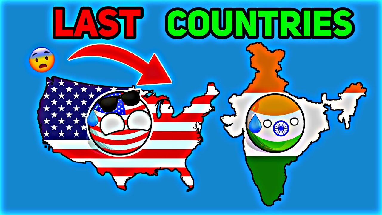 What If INDIA and USA Were the ONLY Country on Earth? 🥵 This Will SHOCK You! #Countryballs
