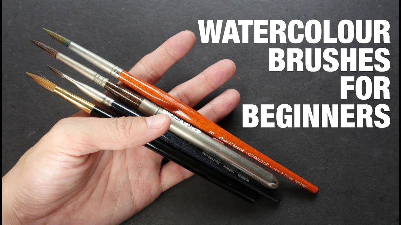 Watercolor Brushes for Beginners