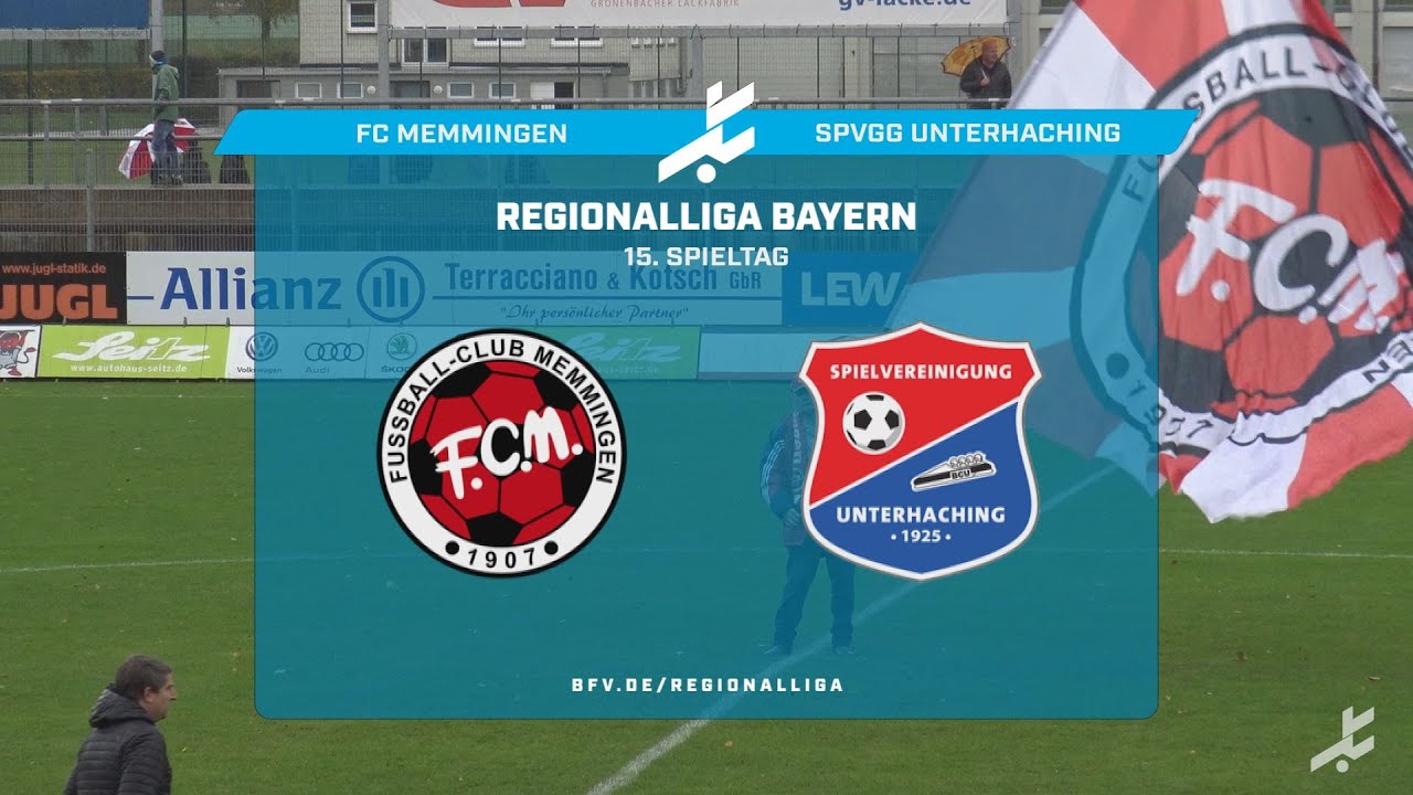 Dank G&uuml;nes-Doppelpack: Memmingen knackt Spitzenreiter Unterhaching vor &uuml;ber 1.000 Fans