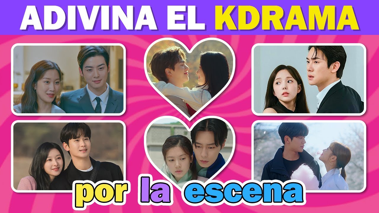 Adivina K-DRAMAS por sus 4 ESCENAS  ¿Cuántos DRAMAS COREANOS conoces? | Quiz KDRAMAS