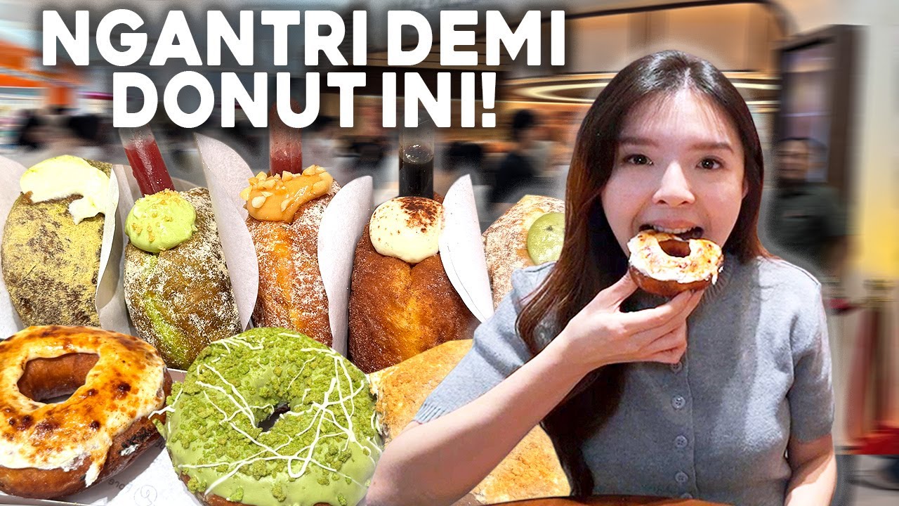 INIKAH DONAT TAHTA TERTINGGI? YANG ANTRI SAMPE PANJANG BANGET! FORE DONUT REVIEW