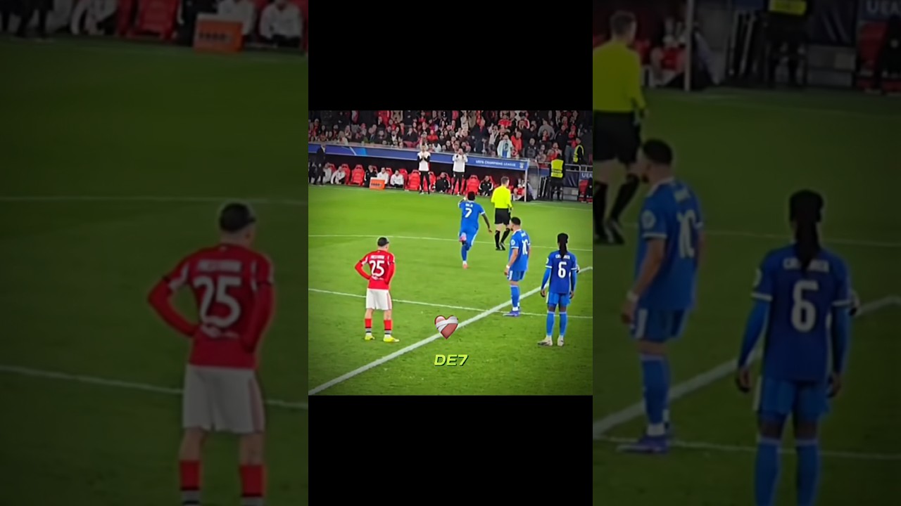 The moment when Benfica player Prestiannni said something racist to Vini jr 😳😳 #viralvideo