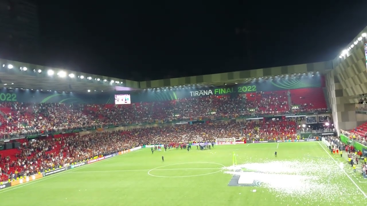 Grazie Roma 🟡🔴 - Tirana Conference League Final ⚽