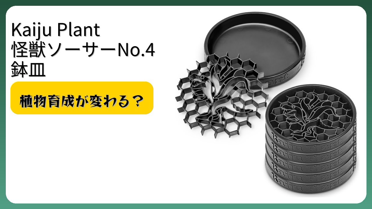 レビュー (2026): Kaiju Plant 怪獣ソーサーNo.4 鉢皿。まとめ