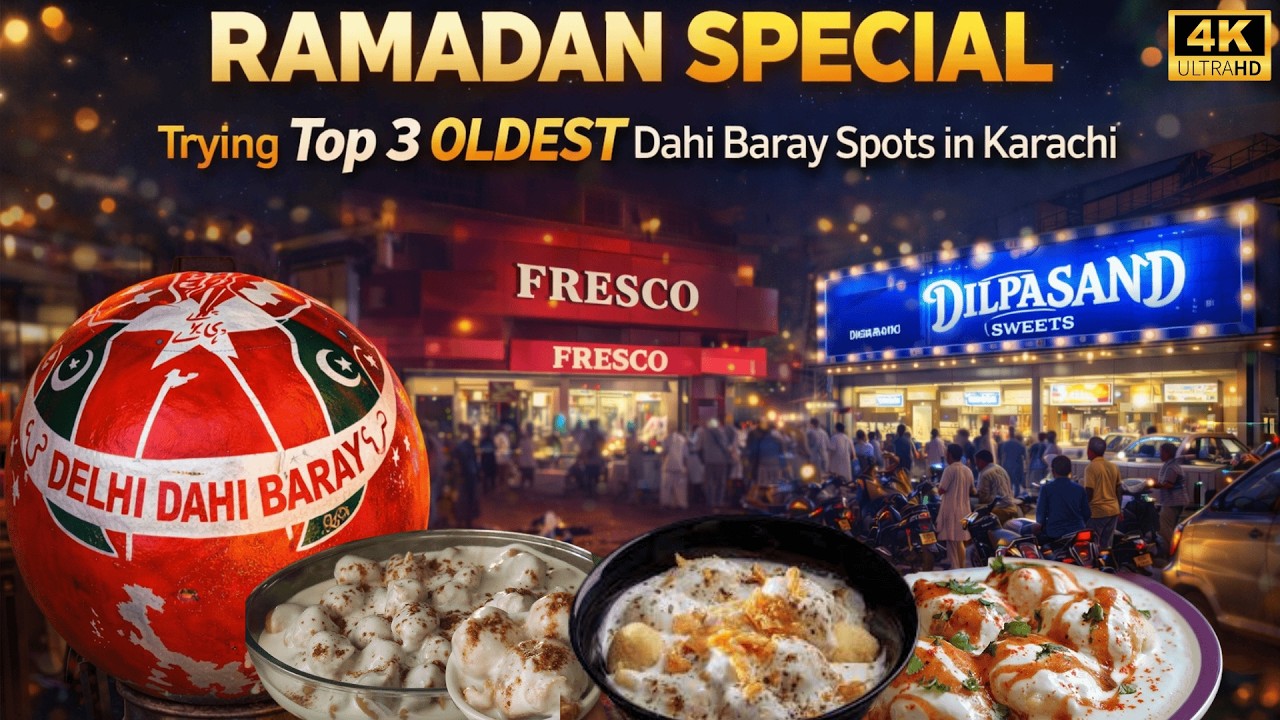 Ramadan Special: Karachi ke Top 3 Sab Se Purane Dahi Baray | Fresco, Dilpasand, Delhi Dahi Baray