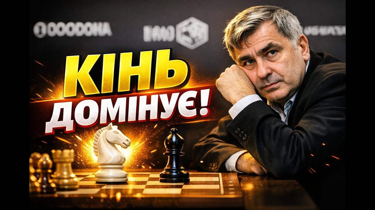 Ендшпільний шедевр Іванчука: як кінь знищує слона!