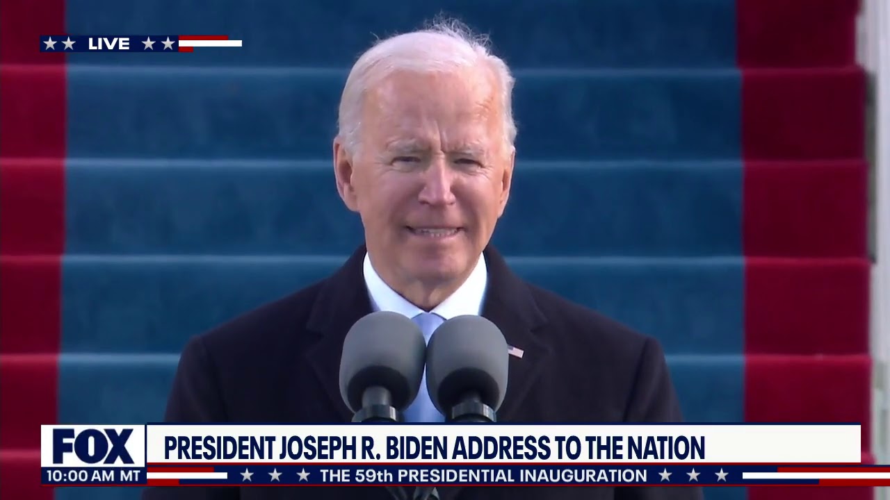 Watch President Joe Biden&rsquo;s inauguration speech