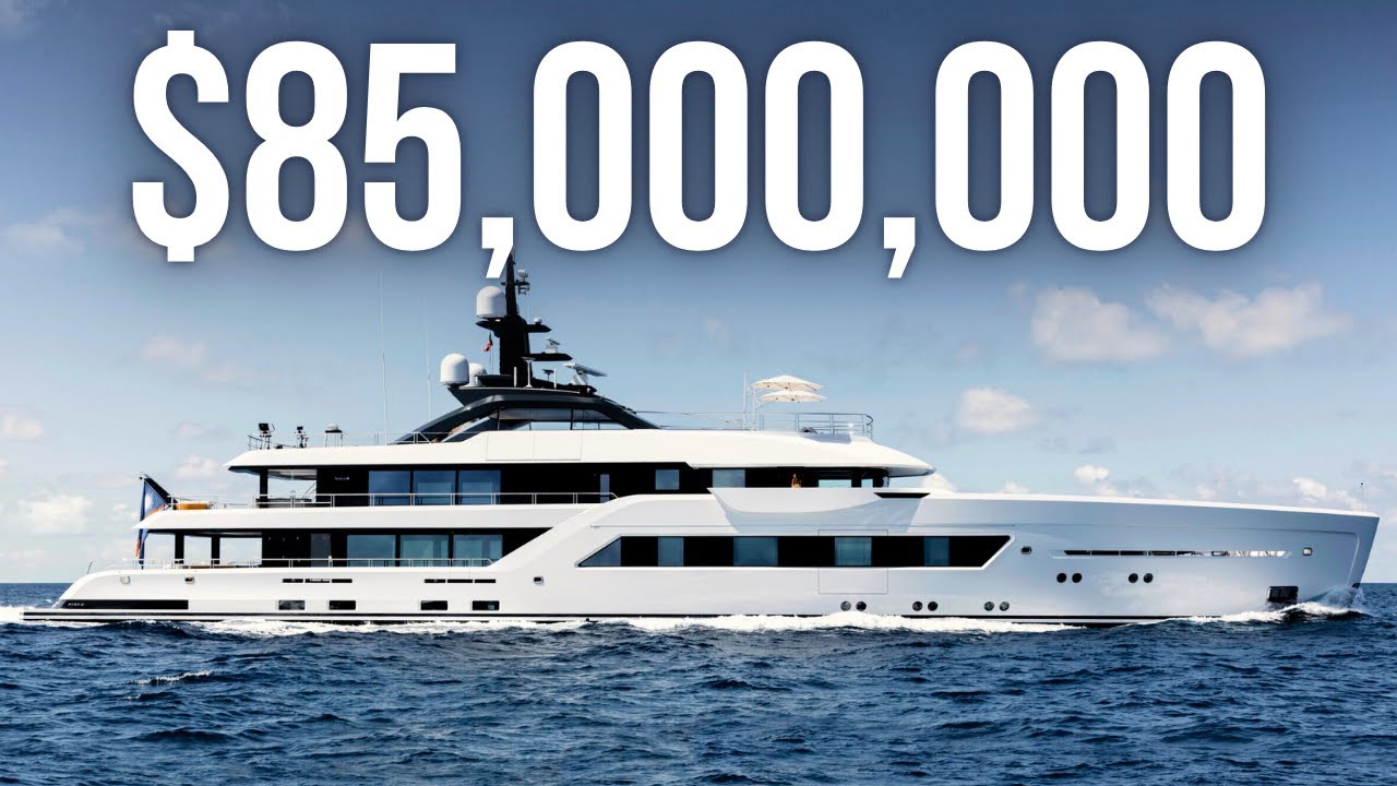 Внутри роскошной суперъяхты стоимостью 85 000 000 долларов | Экскурсия на 200-футовой суперъяхте ...