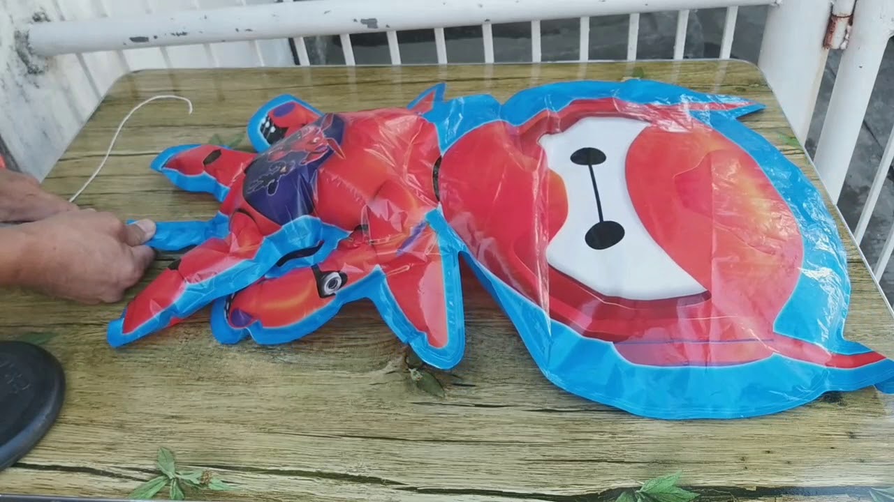 How to Inflate Baymax Helium Balloon ? | Vlog #031226
