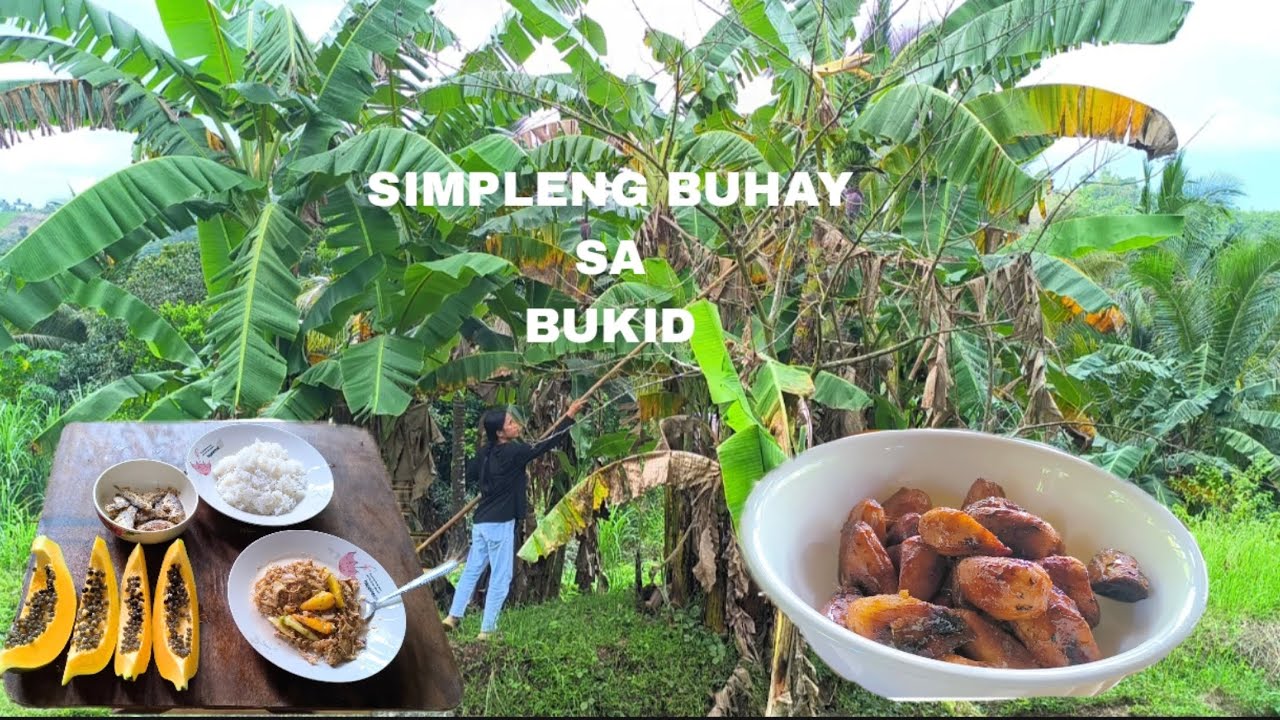 SIMPLENG ULAM AT MERYENDA SA BUKID