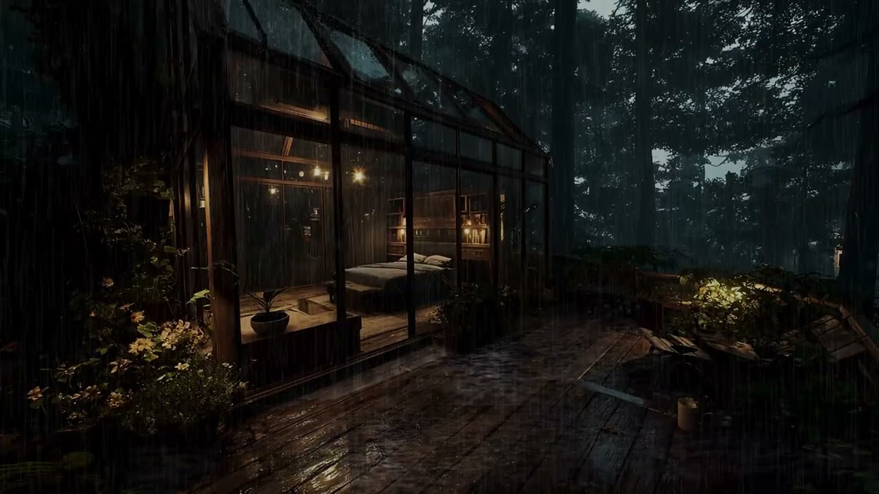 Peaceful Tranquil Rain Sounds for Deep Sleep & Focus | Relaxing Rain for Stress Relief