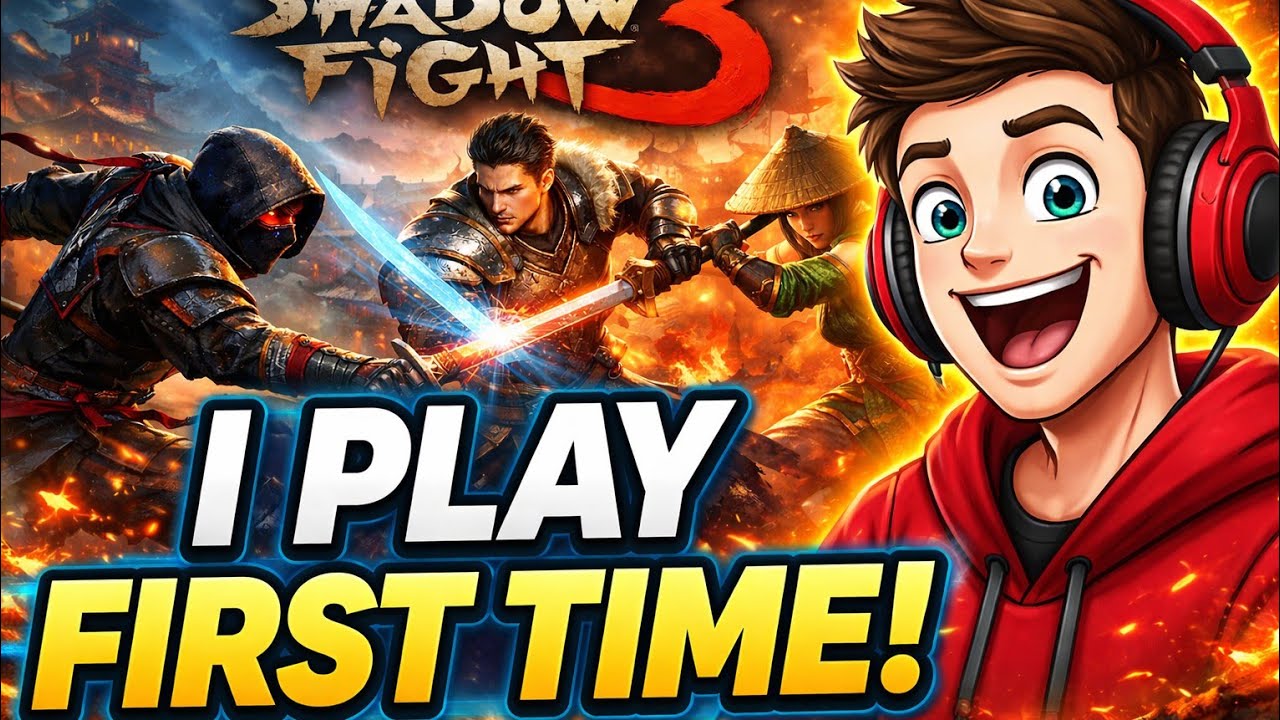 First  time I play shadow  fight  3