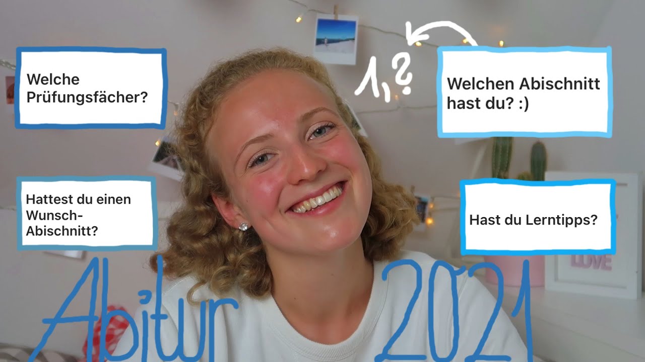 mein Abischnitt, F&auml;cher, Corona-Abi & meine Lerntipps f&uuml;r's Abitur :) Leonie Julia