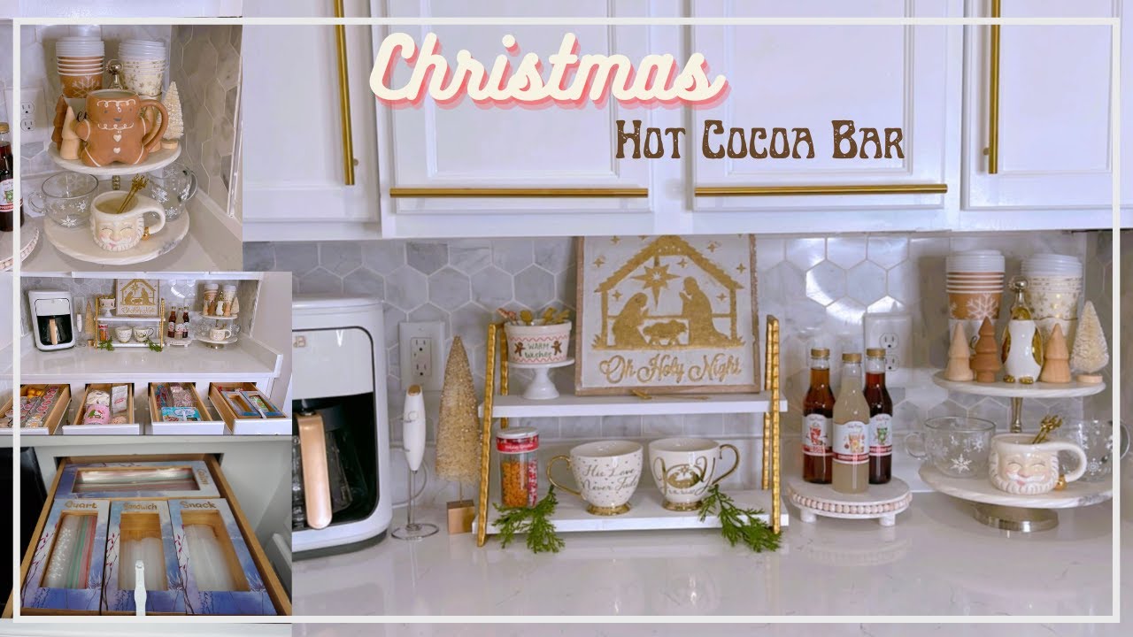 Hot Cocoa Bar Christmas 2022 | Estaci&oacute;n Chocolate Caliente ☕️❄️🎄
