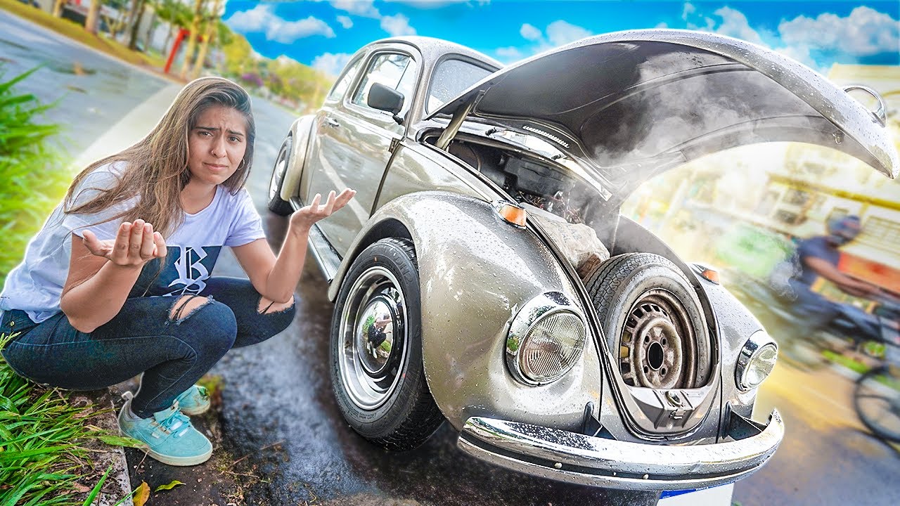 ACABOU A EMBREAGEM DO FUSCA NO MEIO DA RUA 🤯