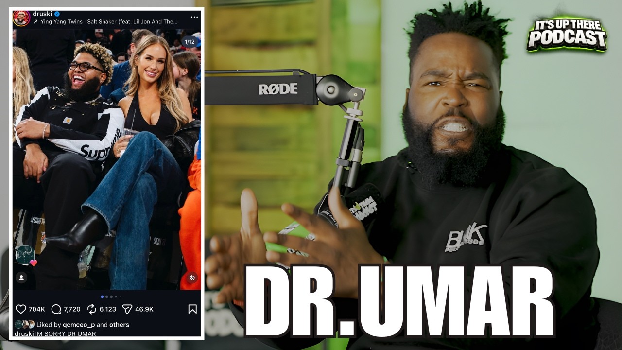 Dr. Umar Johnson GOES OFF on Druski “I’m Sorry Dr Umar” IG Post After Sky Bri Courtside Post