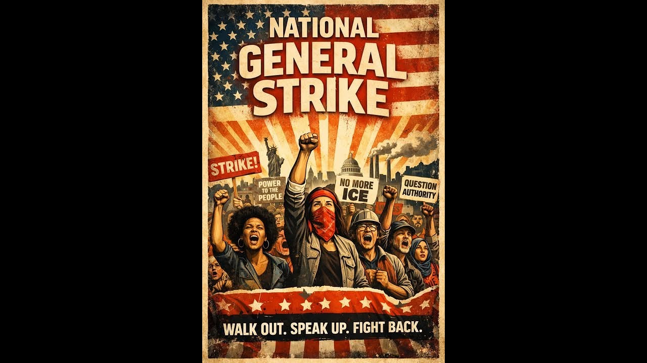 No Ice Rally General Strike Foley Square  NYC Jan.30, 2026