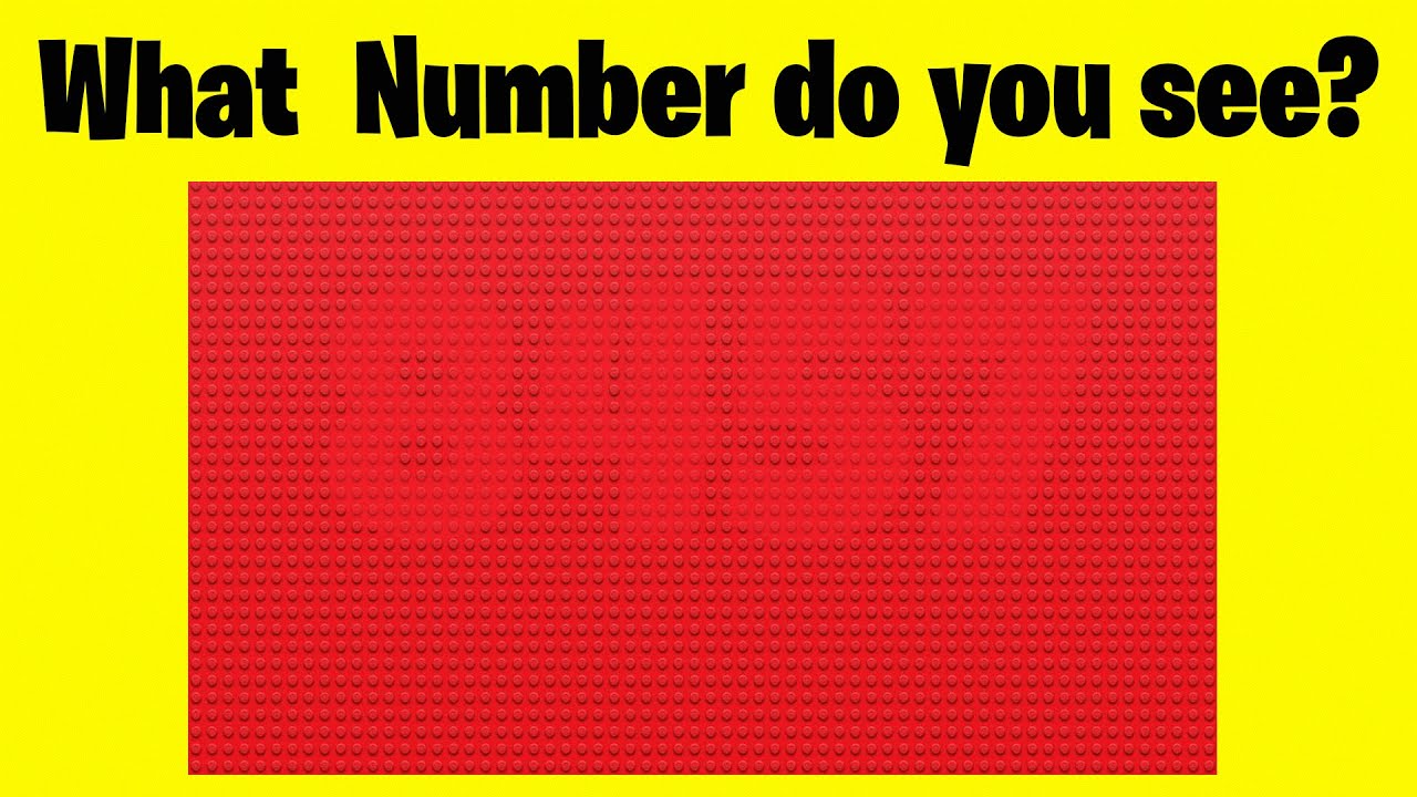 ▶ ▶ WHAT NUMBER DO YOU SEE? - 98% FAIL | Eye Test