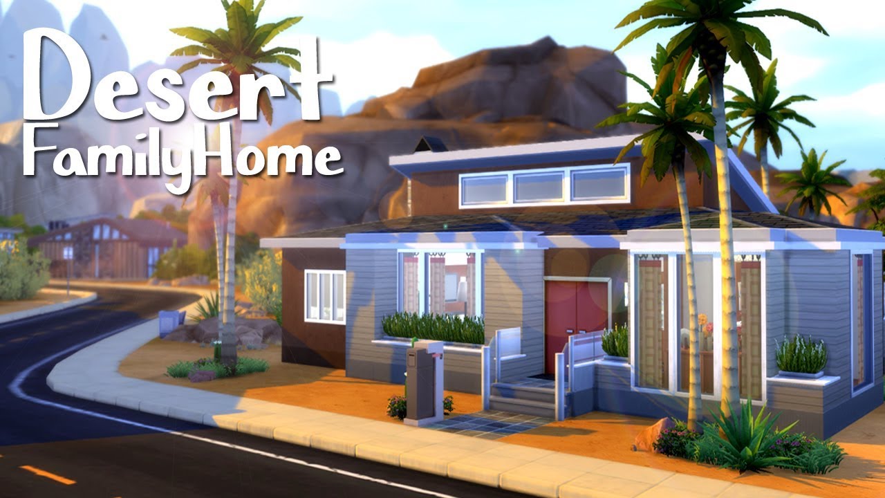 Desert Family Home || The Sims 4 - Speed Build